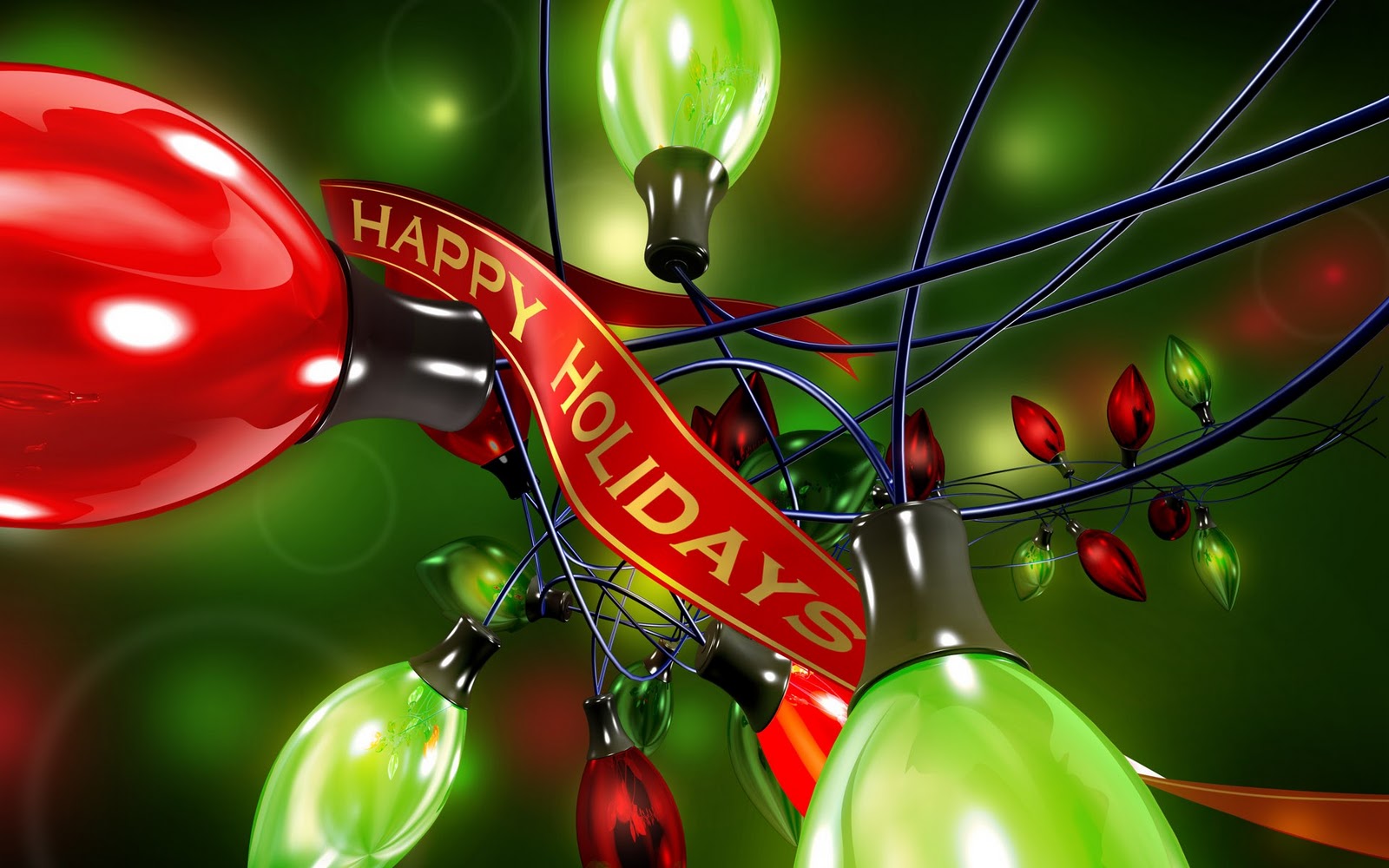 Happy Holidays Free PPT Backgrounds For Your PowerPoint Templates